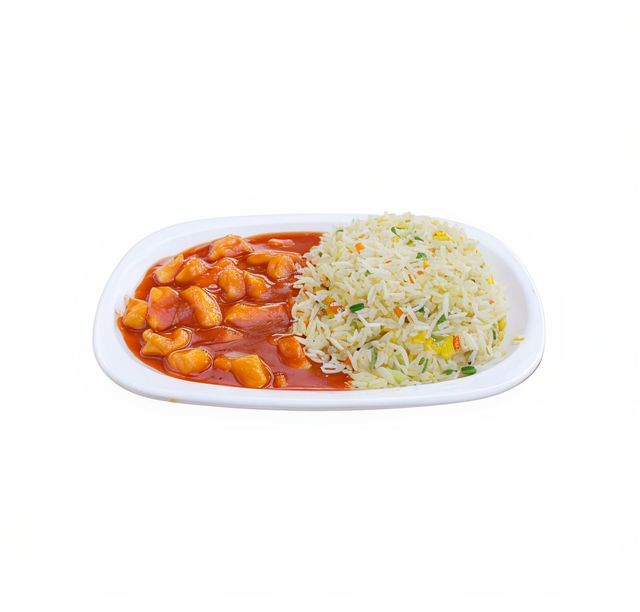 Egg Fried Rice & Manchurian